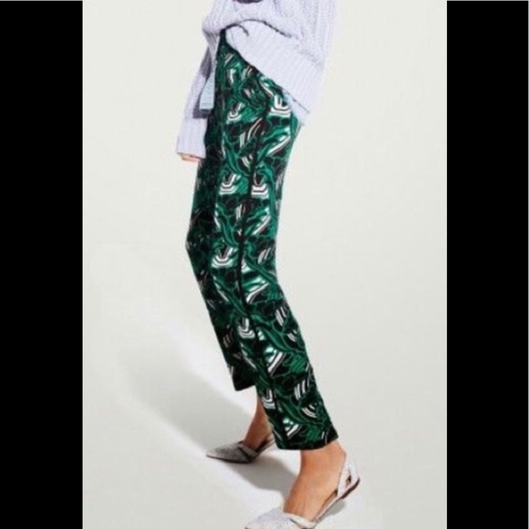 🎉HP🎉 [J. Crew] Floral Print Tuxedo Style Pants - Picture 2 of 6
